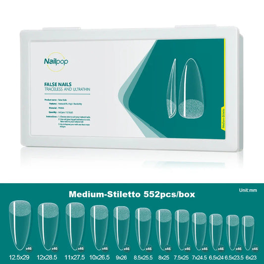 Capsules américaines Stiletto M 552 pcs